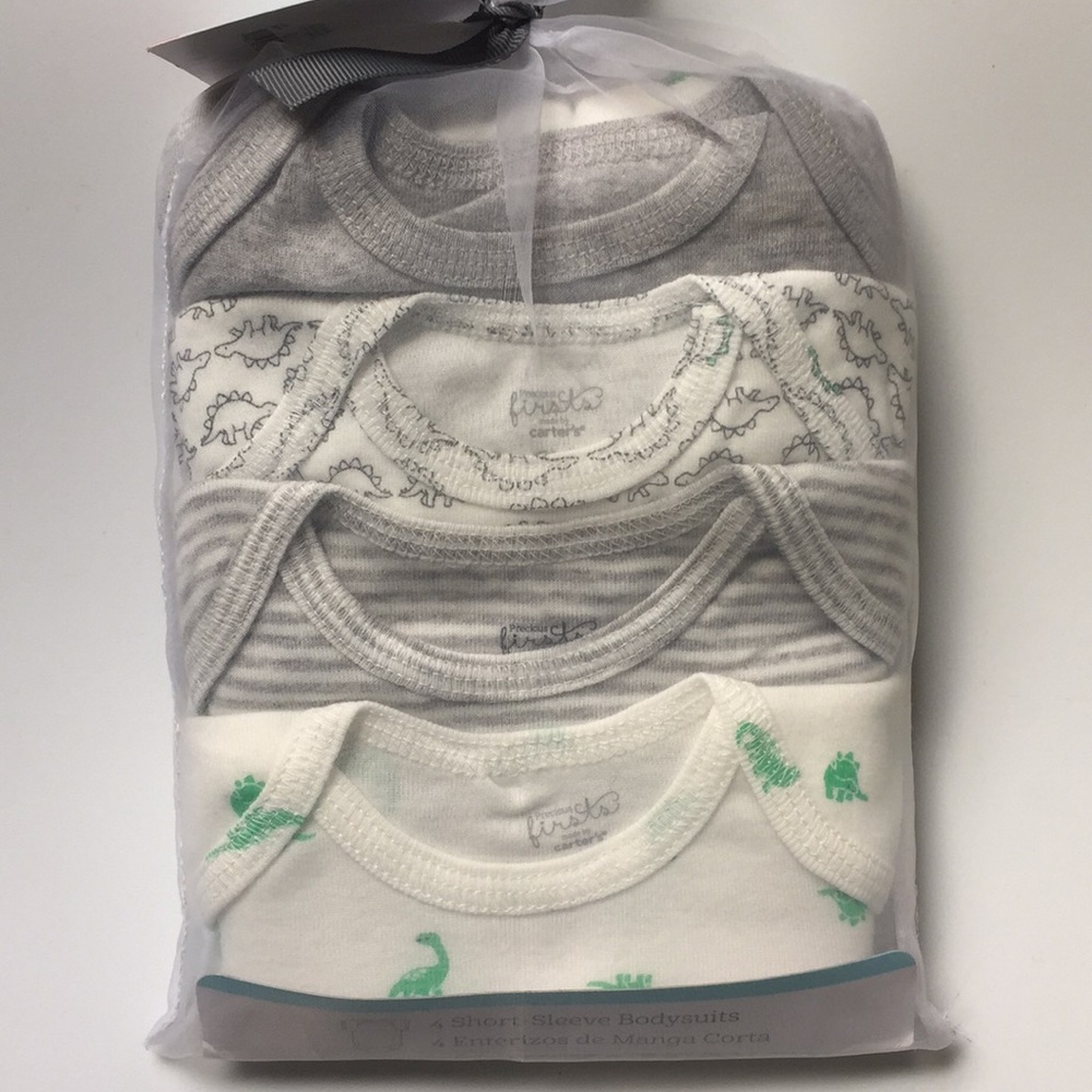 4 pack short sleeve onesies